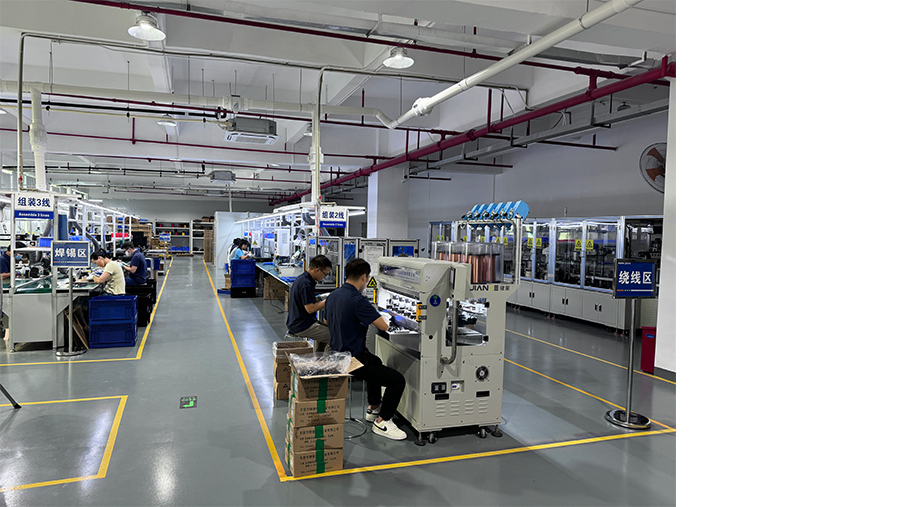 深圳健策电子有限公司的生产车间