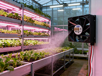 AVC EC散热风扇在植物工厂的应用图