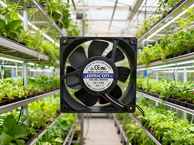 凯美jamicon EC散热风扇在植物工厂的应用图