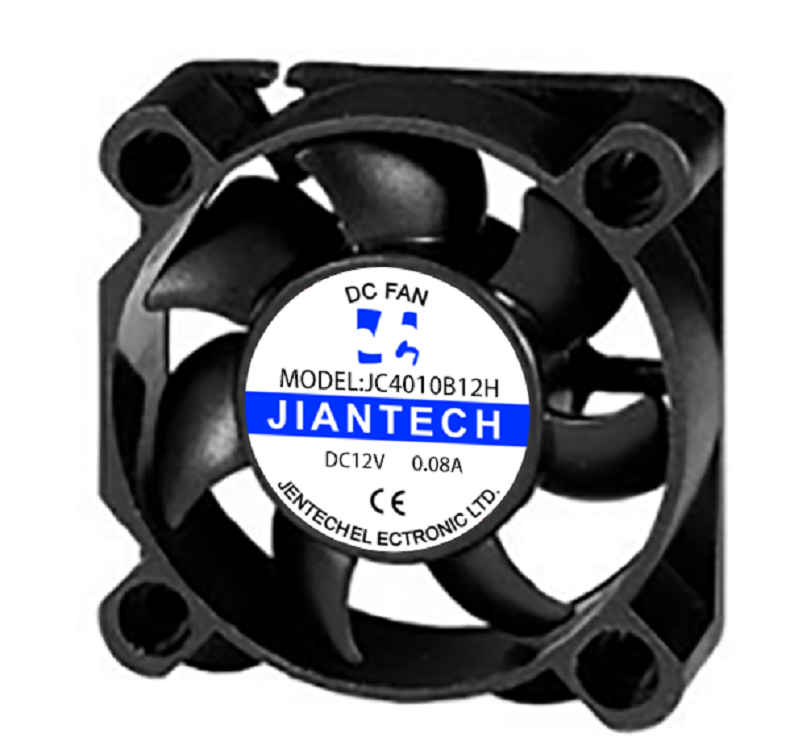 JC4010B12H低噪音散热风扇4010直流风机DC12V