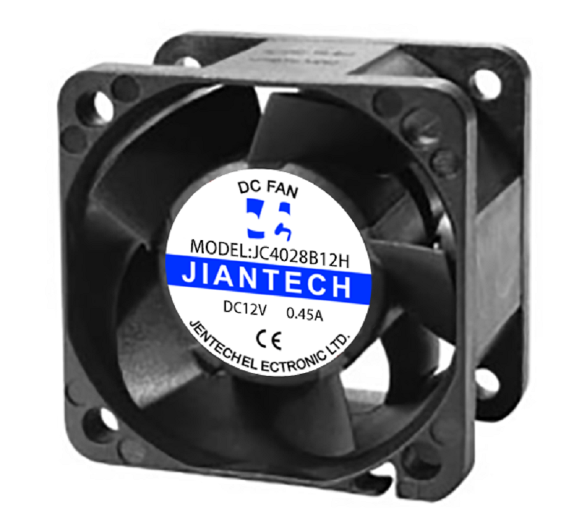 JC4028B12H低功耗散热风扇4028直流风机DC12V