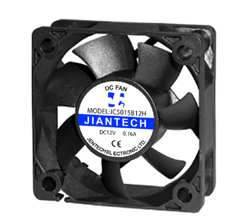 JC5015B12H低噪音散热风扇5015直流风机DC12V