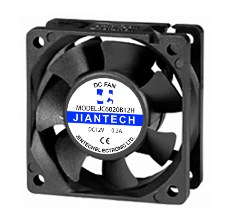 JC6020B12H高风量散热风扇6020直流风机DC12V