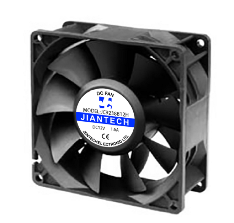 JC9238B12H低噪音散热风扇9238直流风机DC12V