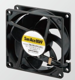 SanAce60W山洋散热风扇8025直流风机DC24V防水散热风扇9WL08