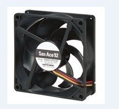 SanAce92山洋散热风扇9225直流风机DC12V低功耗风扇9GA0912