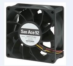 SanAce92山洋散热风扇9238直流风机DC48V低功耗风扇9GA0948