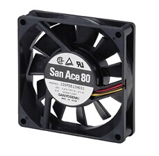 SanAce80山洋散热风扇8020直流风机DC12VDC风扇109P0812