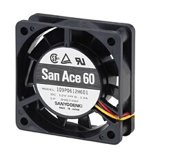 SanAce60山洋散热风扇6020直流风机DC12VDC风扇109P0612
