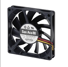 SanAce80山洋散热风扇8015直流风机DC12VDC风扇109P0812