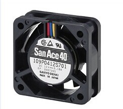 SanAce山洋风扇109P0412H701直流4015风机12V