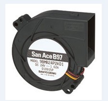 SanAce山洋风扇9BMB12P2G01涡轮风机DC12V
