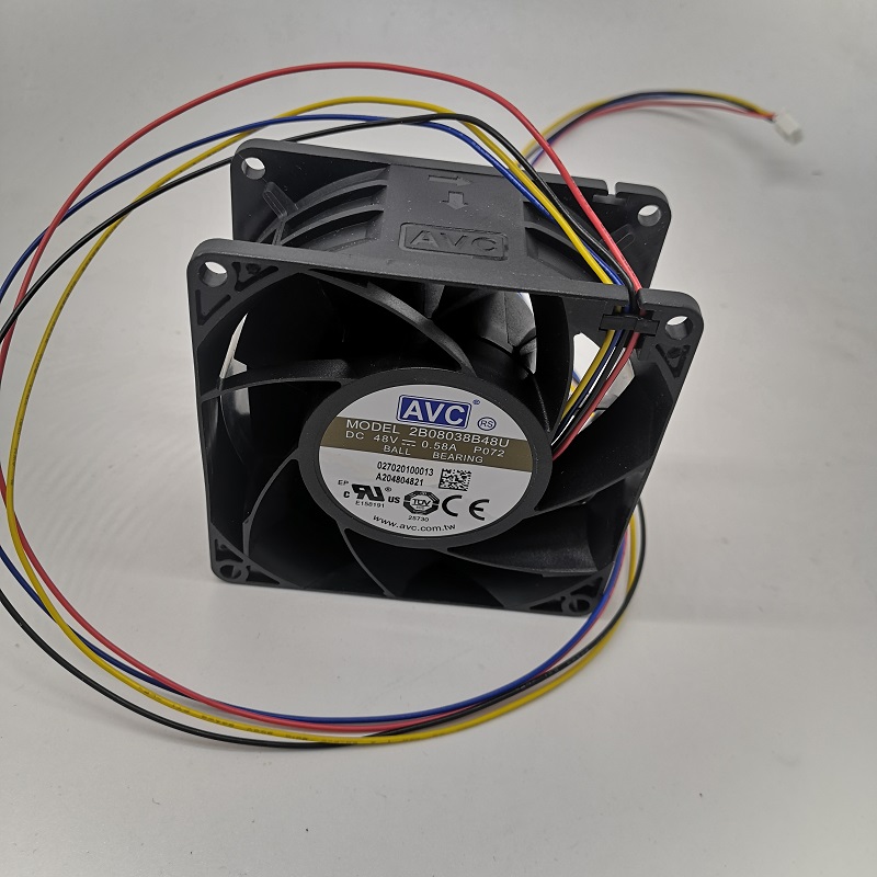 2B08038B48UP072直流风机 AVC8038散热风扇