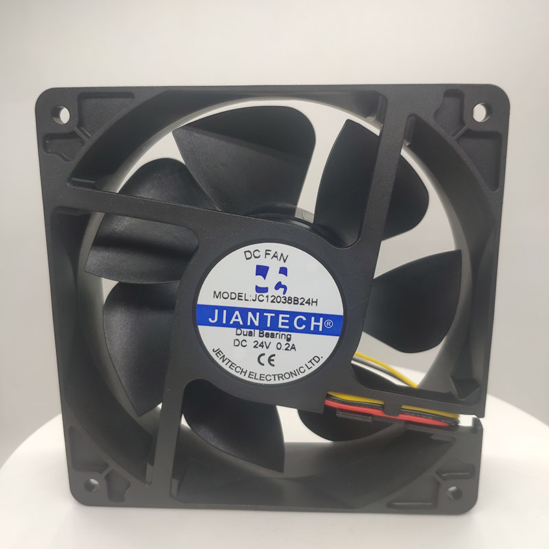 健策JC12038B24H散热风扇 高风量12038直流风机A22061401