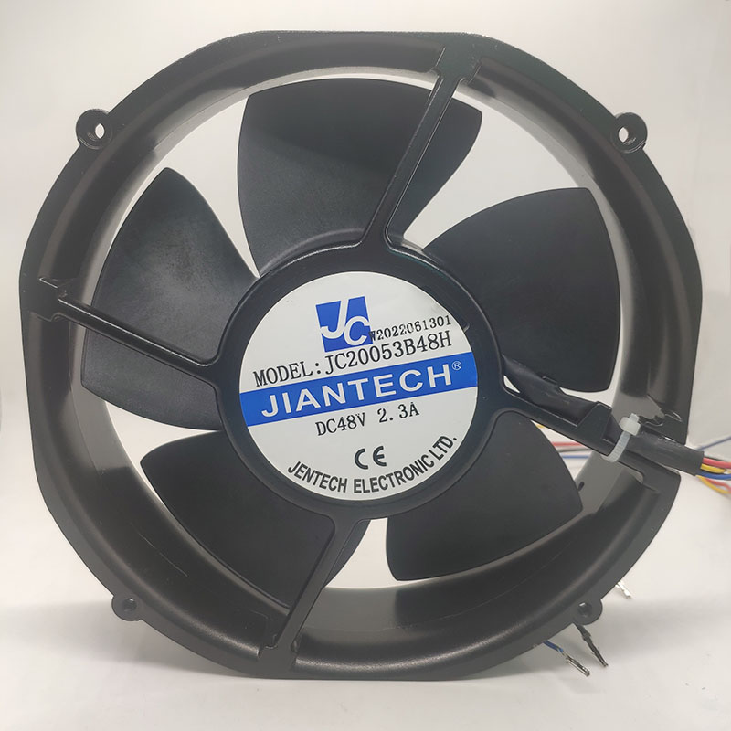 健策JC20053B48H散热风扇 DC48V高风量20053直流风机