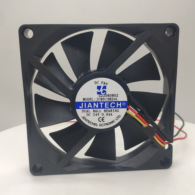 健策JC8015B24L散热风扇 高风量8015直流风机