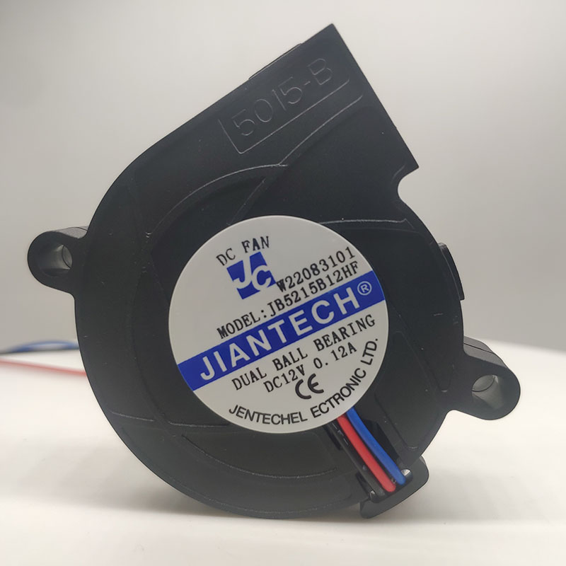 健策JB5215B12HF散热风扇 DC12V高风量5215直流风机